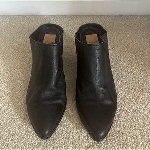 Dolce Vita Black Heeled Mule